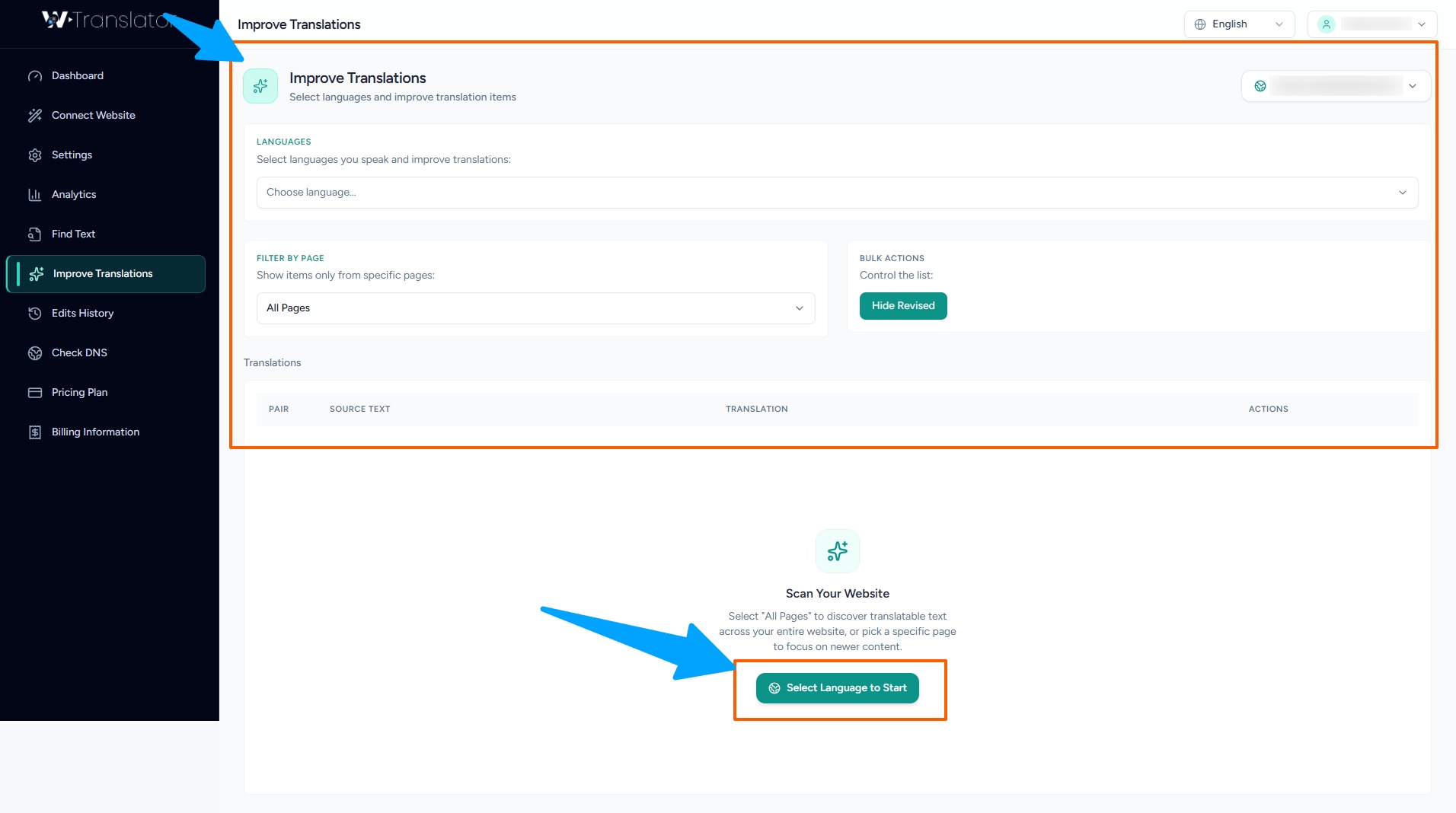 Improve Translations