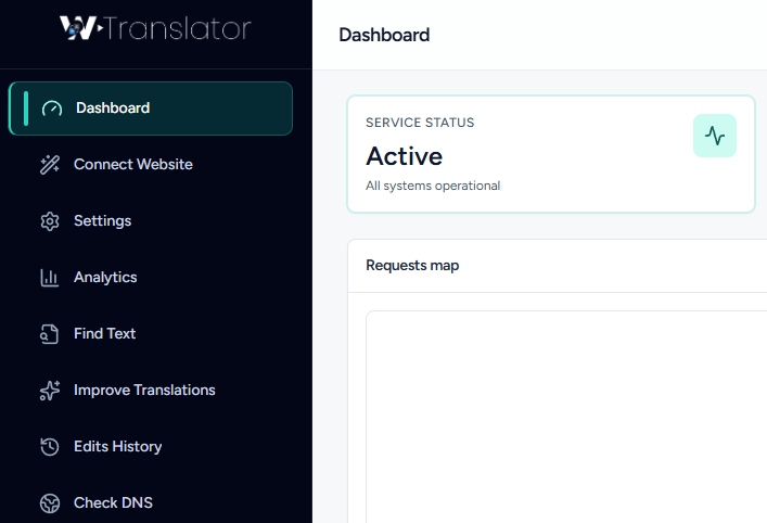 WTranslator Dashboard